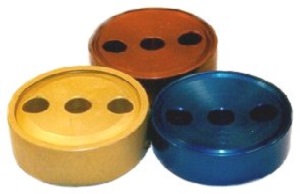 extra thick colour coded blocking buttons for ophthalmic lens production