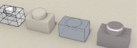 3d cad designer building blocks small