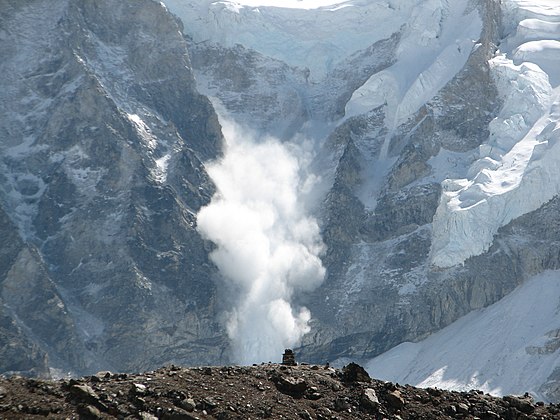 Avalanche on Everest