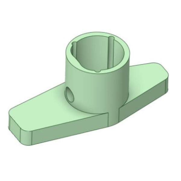 knob designed in 3D cad