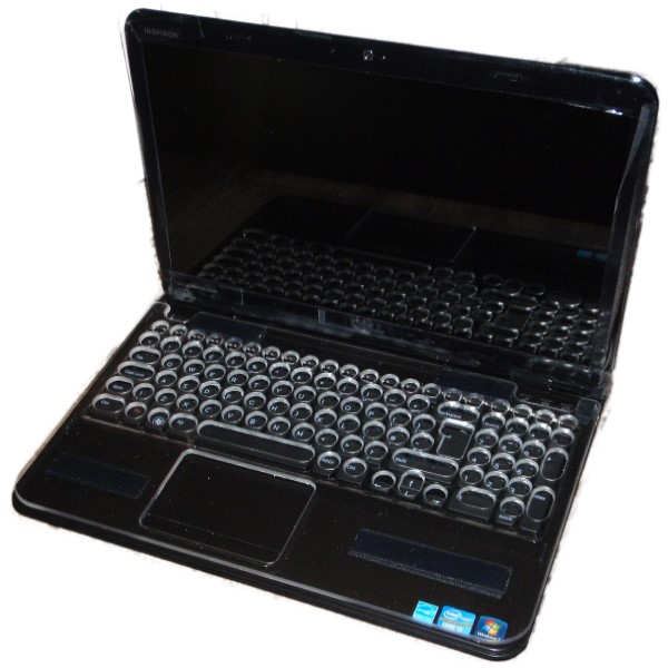 Laptop with Plastic key guard keyboard cover c