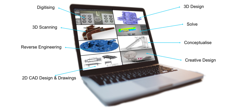 Adrian Walker CAD design solve conseptualise creative digitise 3d scan engineering