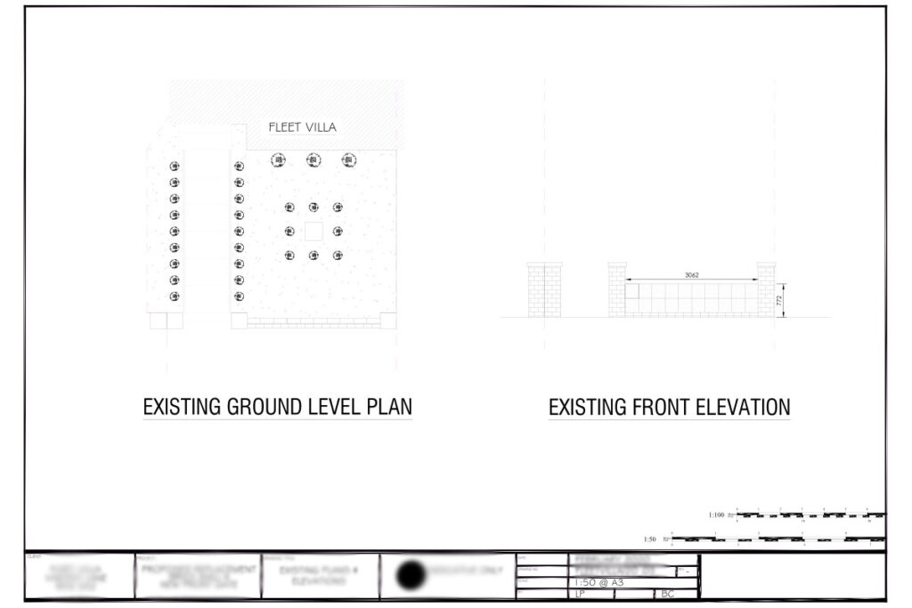 Existing Ground Level Plan